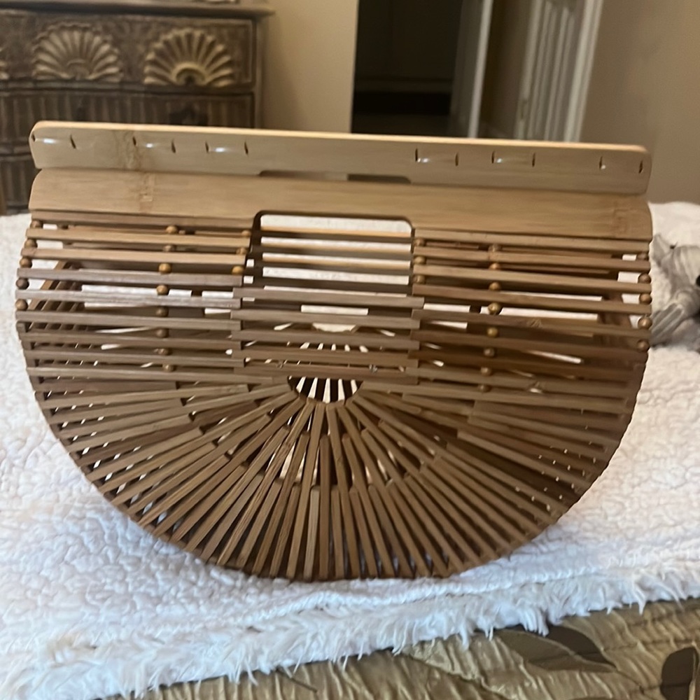 Cult Gaia ark bamboo bag